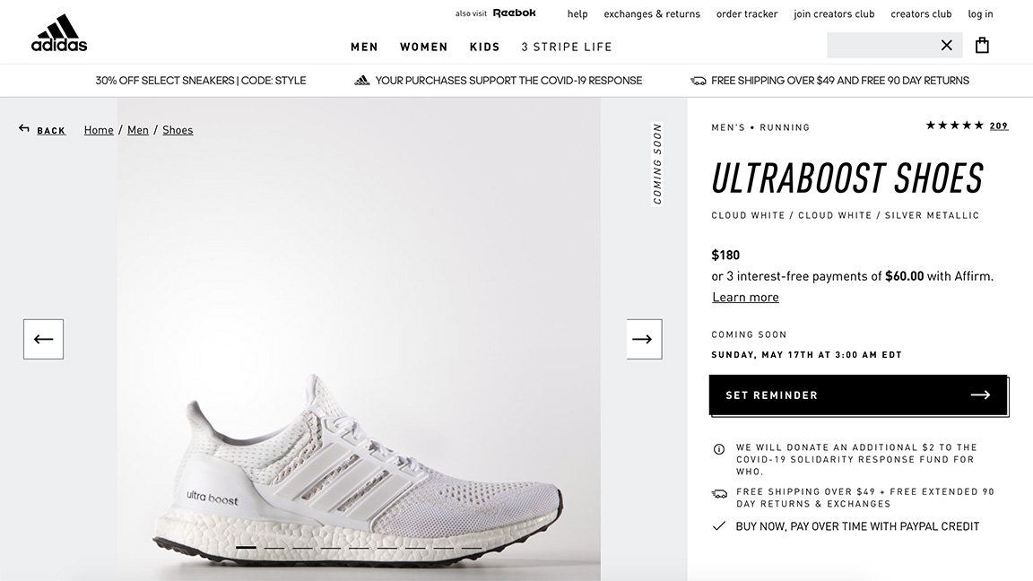 ultra boost 2020 triple white