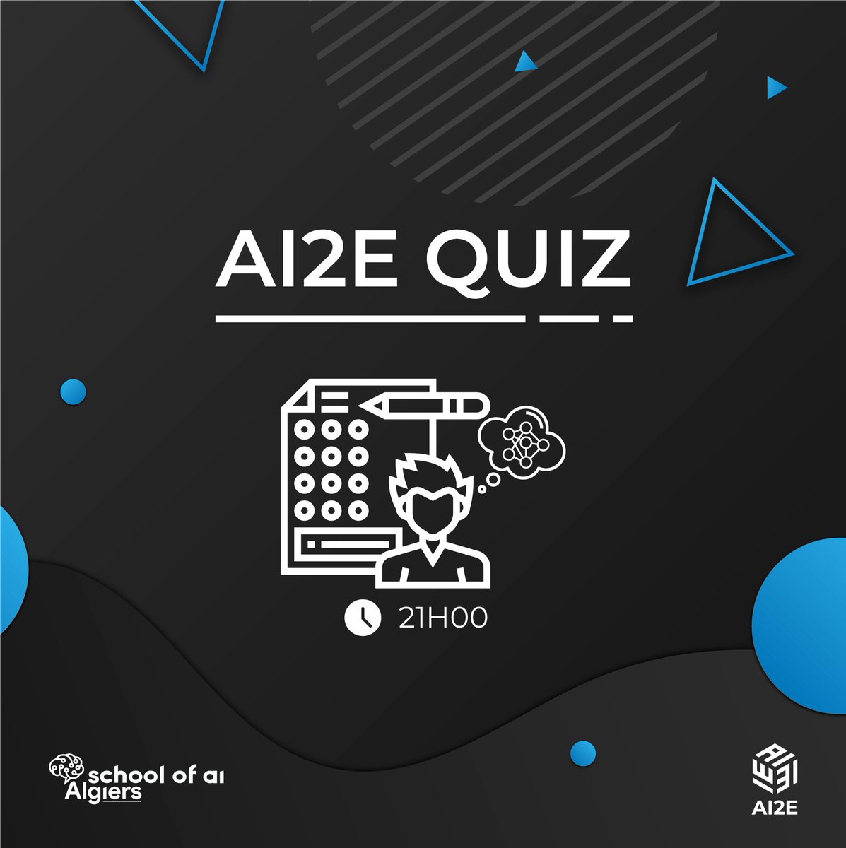 SoAIAlgiers's tweet photo. Hello Wizards 🧙🏼,
Can you guess what's new for AI2E last week! 🤔?
AI2E Quiz is here 📢, all you need is to click on the link below. To test yourself 🤗 and find out who the real tech-wizard is 💪!
👉 https://t.co/GaFAUPXmlX
#schoolOfAi #AI2E #WEEK_5 #Quiz #StayHome https://t.co/zZuhQJMmVQ