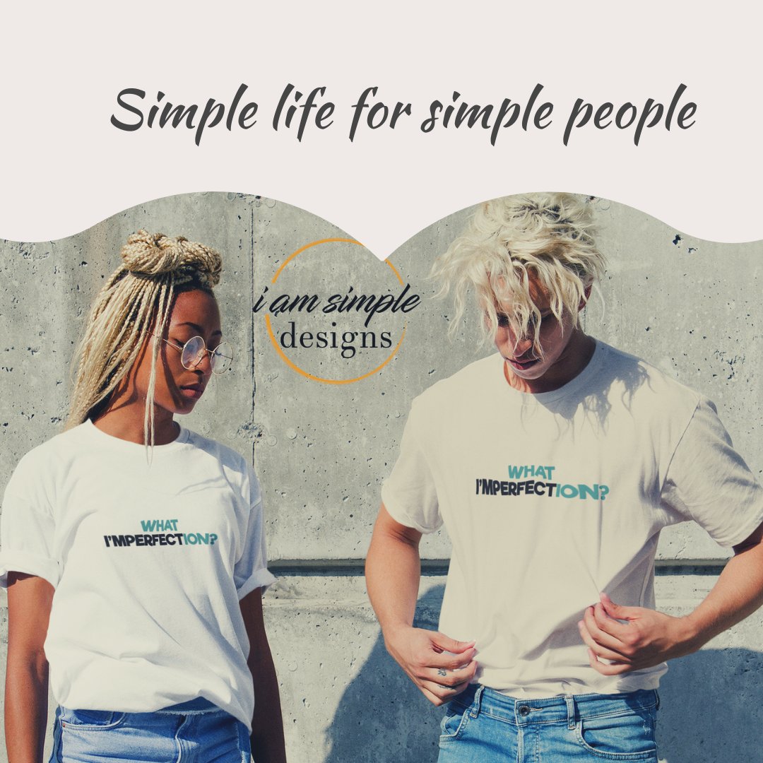 iamsimpledesign's tweet photo. WHAT IMPERFECTION T-SHIRT

https://t.co/KPPxZW61nl

I Am Simple offers the best products that makes life a little simpler.
#iamsimple #iamsimpledesign #amazing #lovelife #love #fightcancer #fightcancer #cancer #cancersucks #donate #charity #help #loveyourself #happy https://t.co/IZGXhUJ50R