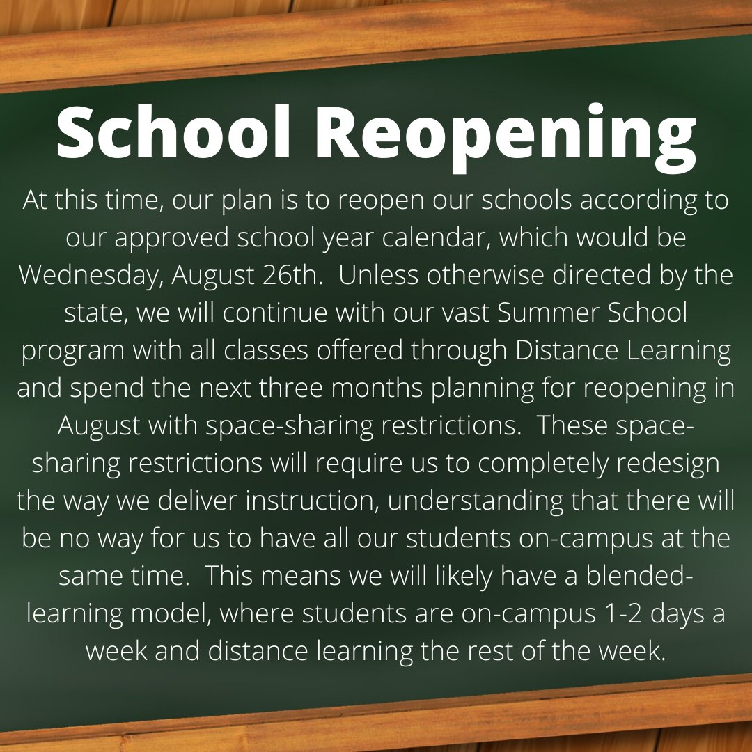 OxnardUnion's tweet photo. Check out the latest information regarding the school reopenings! 🎒 #TeamOUHSD https://t.co/gKNyfw6ezF