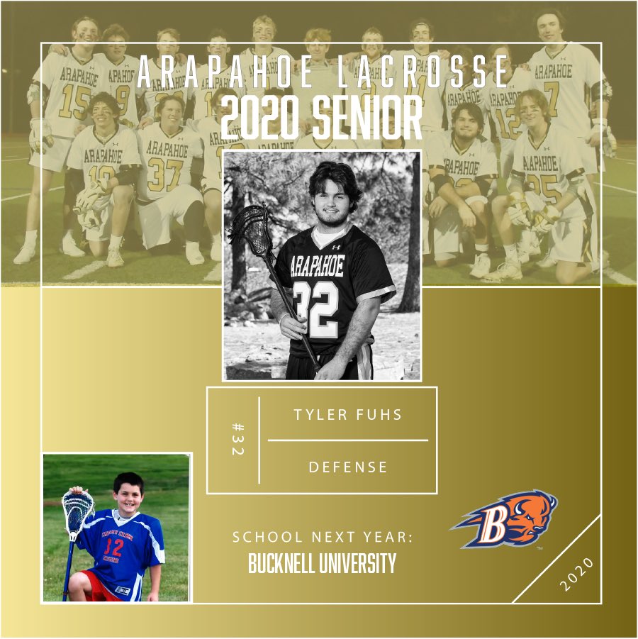 ArapahoeBoysLax's tweet photo. Tyler was a two year varsity player whose impact was felt from day 1. His love and joy for the game were apparent daily. He is a vacuum off the ground and locked down on ball. Thank you Tyler! https://t.co/TEnzcRAe9g