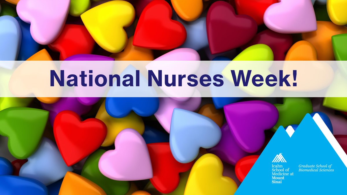 GradSchoolSinai's tweet photo. To all the nurses fighting for us, THANK YOU! #NursesWeek #MountSinaiNurses #NationalNursesWeek2020 #SinaiStrong https://t.co/7eJoaEWi9M