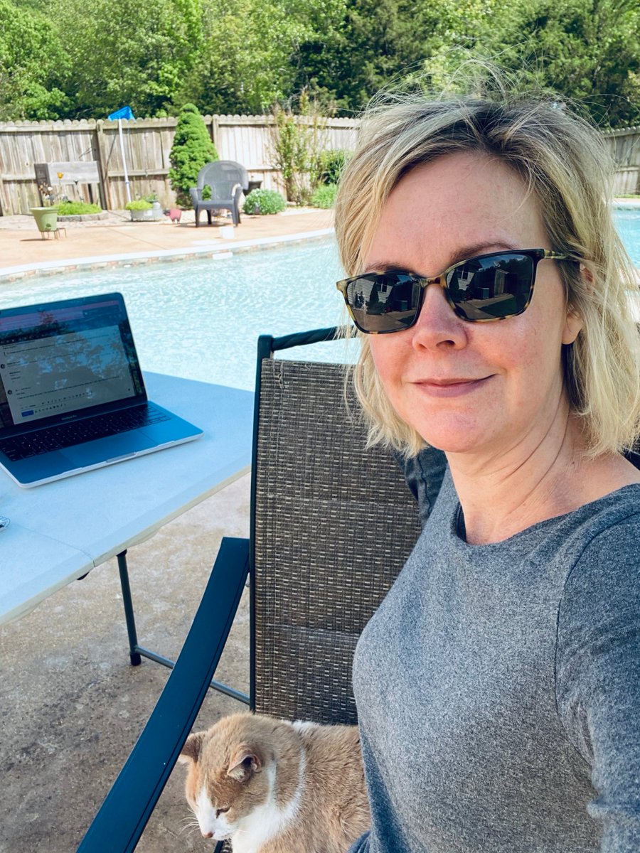 SonoBed's tweet photo. I always work from home doing sales of SonoBeds but today me and Ned Hefner are taking advantage of the fabulous weather!  Be safe everyone and stay home if you can.  #SONOBED https://t.co/fB4eLOgvkh