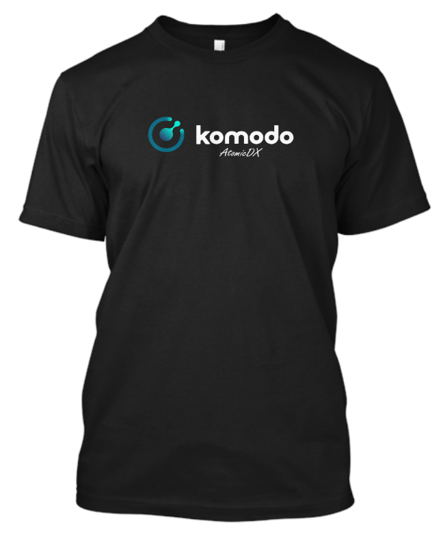 CuzznDread's tweet photo. “Komodo AtomicDX” t-shirt
The Built On Blockchain Shop
#TheBOBshop @KomodoPlatform
#PayWithCrypto #NIXmarketplace
$KMD $NIX $BTC $LTC $BEAM $CLO $BLOCK ++
https://t.co/CVtOZnZkiM
#Komodo $KMD #Antara #Blockchain #AtomicDX #CryptoMerch https://t.co/lYKs3RPtgH