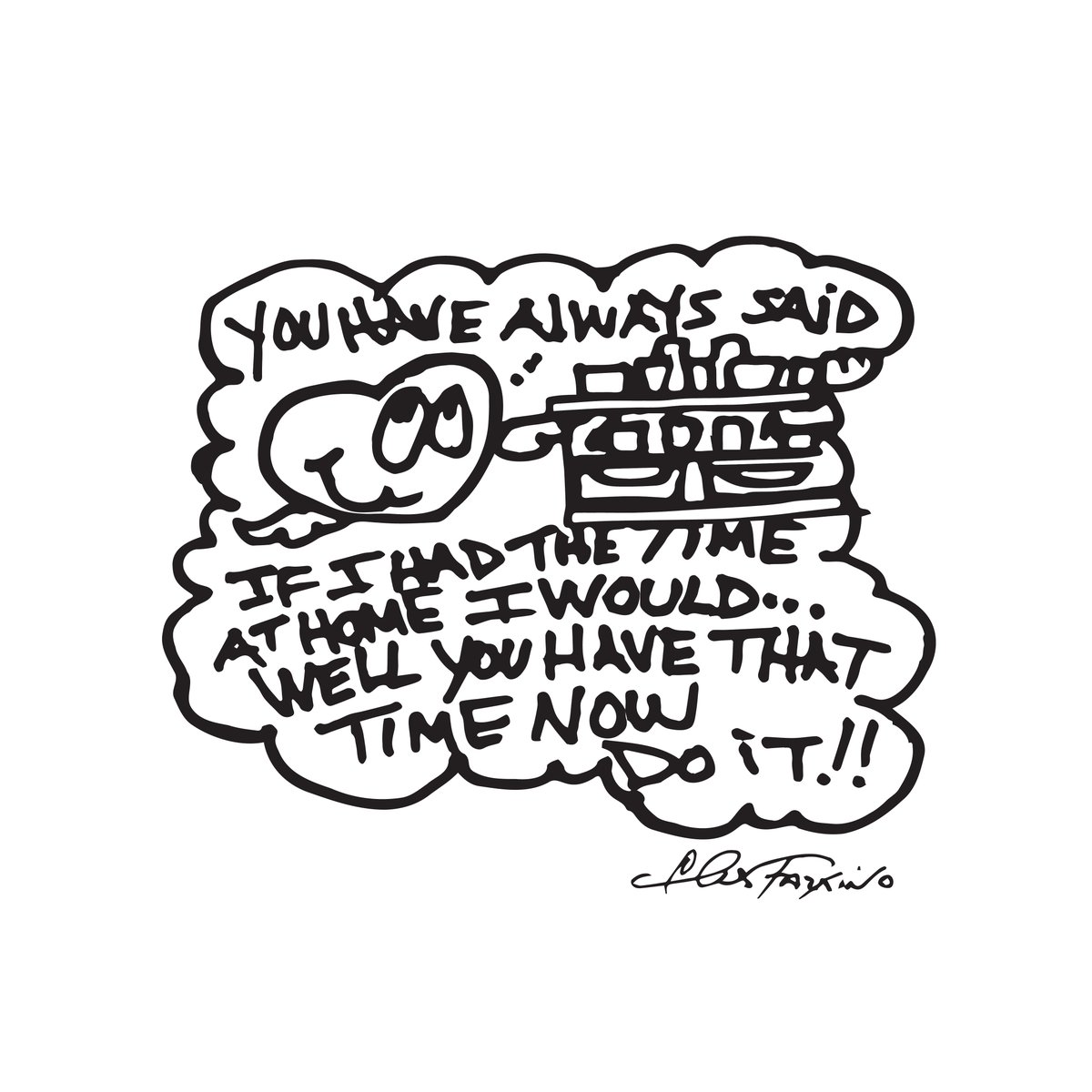 FazzinoPopArt's tweet photo. Quarantine art doodle #10! You have always said if I had the time at home I would...well you have that time now, do it! #TogetherAtHome #ConquerCovid #CreateinQuarantine #ArtAtHome #AtHomeTogether https://t.co/dUaVTaEoFI