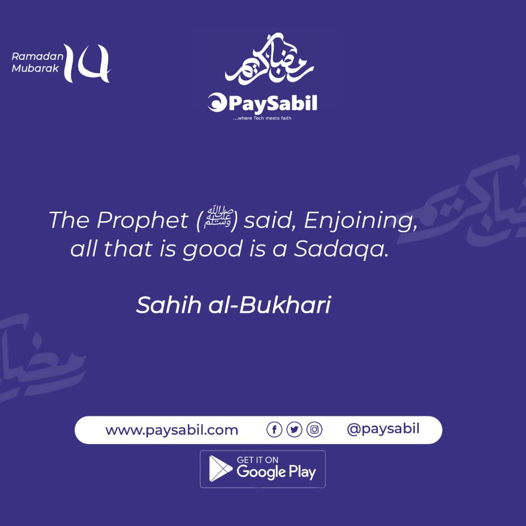 paysabil's tweet photo. Oh Allah Enrich our hearts so always find peace in giving others, May we be hungry for the reward!
.
. 
#Day14 #paysabil #charity #sadaqa #Nigeria #enrollment  #genourisity #techmeetsfaith #Tech #islamapp #charityapp #Ramadan #forAllah #Iman #Faith #masjid #mosque #donate https://t.co/SRhMsBbQqq