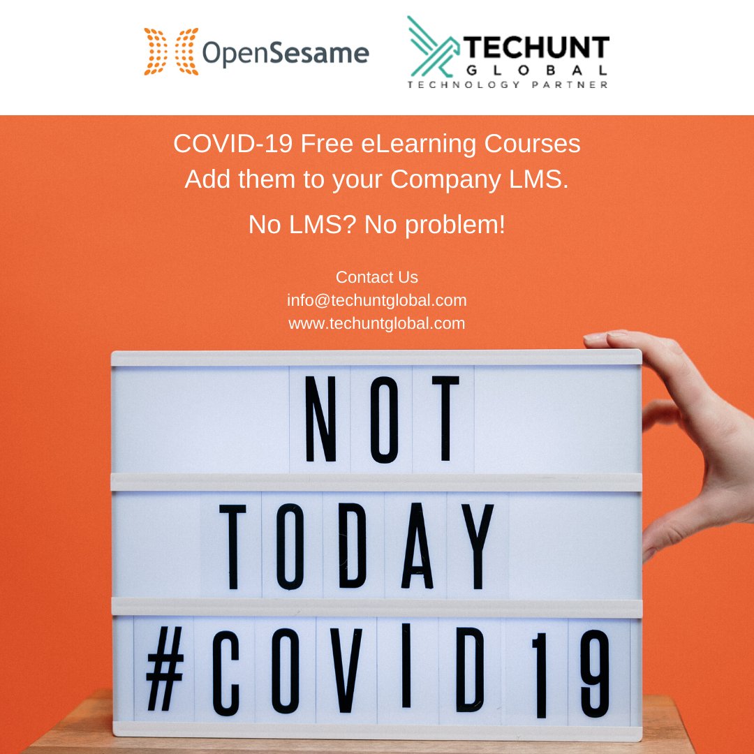 TechuntG's tweet photo. Prepare your workforce with free #Elearning courses on preventing COVID-19 as well as working and managing employees remotely in #PAKISTAN 
#covid19 #DigitalPakistan #digitaltransformations  #digitallearning #humanresources #hrpakistan #humanresource #pakistanzindabad #innovation https://t.co/JXdhLE6A5b