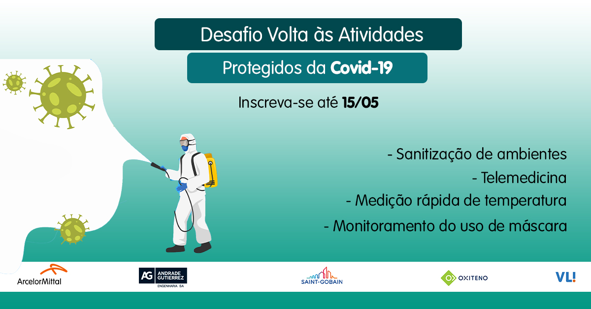 AG_Engenharia's tweet image. A #correntedobem contra o #coronavírus segue rendendo boas parcerias! Agora, a #AG se uniu às empresas @ArcelorMittal/#Açolab, @oxiteno_brasil, @saintgobain e #VLI na busca por fornecedores com soluções prontas de combate à Covid-19.