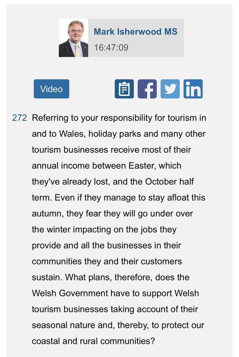 HARPA_UK's tweet photo. Thank you🙏 🙏 ⁦@MarkIsherwoodMS “holiday parks...receive most of their annual income between Easter, which they’ve already lost, and ... October ... they fear they will go under over the winter impacting ... communities they and their customers sustain https://t.co/azc1ZxVhPQ https://t.co/trl3U6wrCd