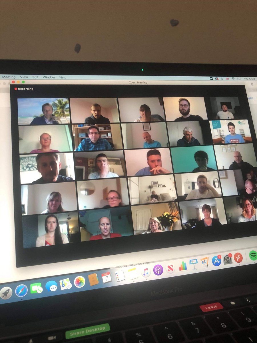 LifetimeFM's tweet photo. Company wide Zoom meeting held this evening. 
What a team! 😀 https://t.co/0p19gkvuUk