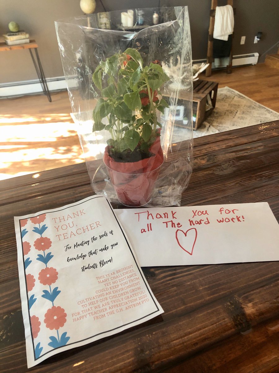 I’m not crying, you’re crying! 😭Can’t believe they found me in my neck of the woods! Thank you <a href="/antrim_pto/">AntrimPTO</a> for making this #TeacherAppreciationWeek so very special! ❤️❤️ #imissmystudents