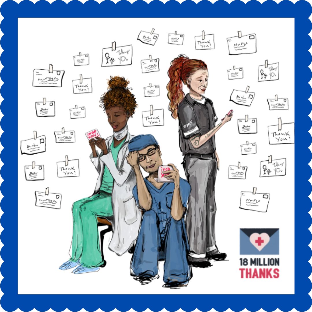 USGCA's tweet photo. Join the #18MillionThanks movement! Started by GCA member #GoodJujuInk & launched w/ 13 women-owned stationery brands, the goal is to send handwritten thank-you notes to the 18+ million healthcare workers in the U.S. Learn more: https://t.co/BYRKhBKjS6 ๐๐๐ฌ #SendACard https://t.co/LNGGGVGvnI