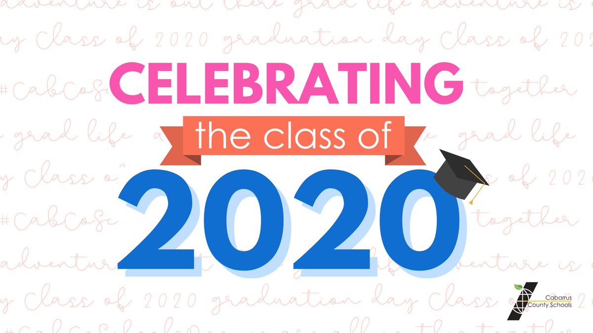 #CabCoSchools is partnering with Charlotte Motor Speedway to provide our HS seniors with a commencement like no other. The #Classof2020 will be the first to graduate in individual school ceremonies at the <a href="/CLTMotorSpdwy/">Charlotte Motor Speedway</a> on June 12 &amp; 13. 🏁 #CabCoGrads20 🎓cabarrus.k12.nc.us/CabCoGrads20