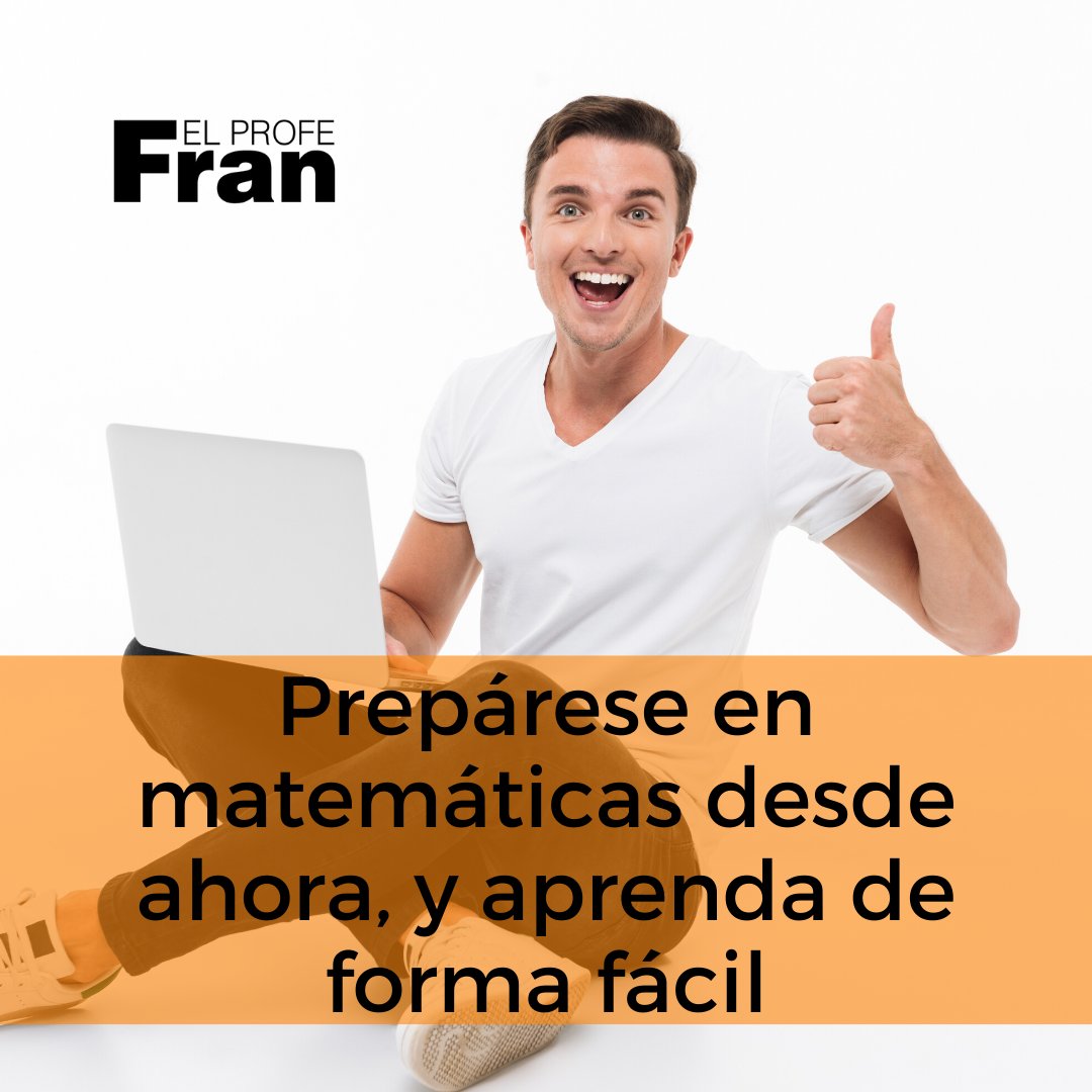 elprofe_fran's tweet photo. ¡Aprenda matemáticas ahora y abra las puertas de su futuro! https://t.co/47rVlxlOQa