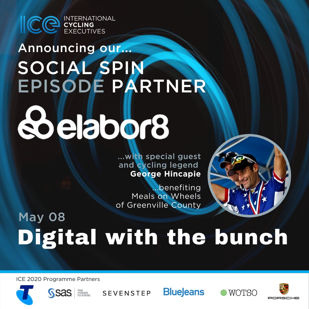 We love it when our partners work together! <a href="/ghincapie/">ghincapie</a> served as the guest rider during this week's Social Spin with <a href="/elabor8/">Cprime | Elabor8</a> and asked that they donate to our #granfondohincapie charity partner <a href="/MOWGVL/">Meals on Wheels GVL</a>. The donation helped them achieve their $30,000 #GivingTuesdayNow campaign.