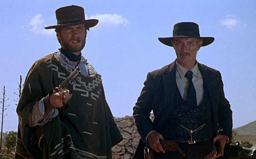 For a Few Dollars More (1965). I love westerns, just the whole vibe, the second movie by the great Sergio Leone. The music and composing by Ennio Morricone is astonishing, that whistle throughout the movie, goosebumps. Good final face off, never tired of seeing Clint Eastwood 