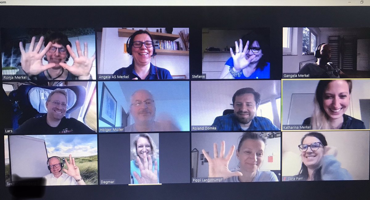 SellAnnette's tweet photo. Ach war dit schee heute 🥰, @kazico_de und ich hatten heute unser #WOLMeetupF in der Remote/Online Version. Haben einen #WOL #Roadtrip 🛣 gestartet. Stationen heute #relationship (hier gab’s eine mega Übung, die #MerkelChallenge) und #visiblework
To be continued 😊 https://t.co/dF7GCF5pn7