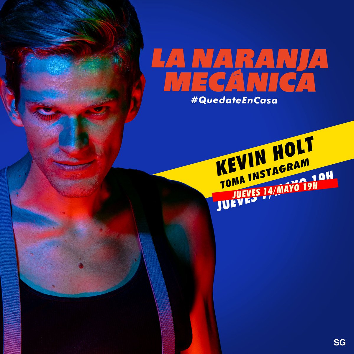 No te pierdas la transmisión en vivo desde nuestra cuenta de Instagram de <a href="/kevinhv/">Kevin Holt Valdés</a> Todo sobre su experiencia cómo #AlexDelarge y mucho más 🍊 ⚙️