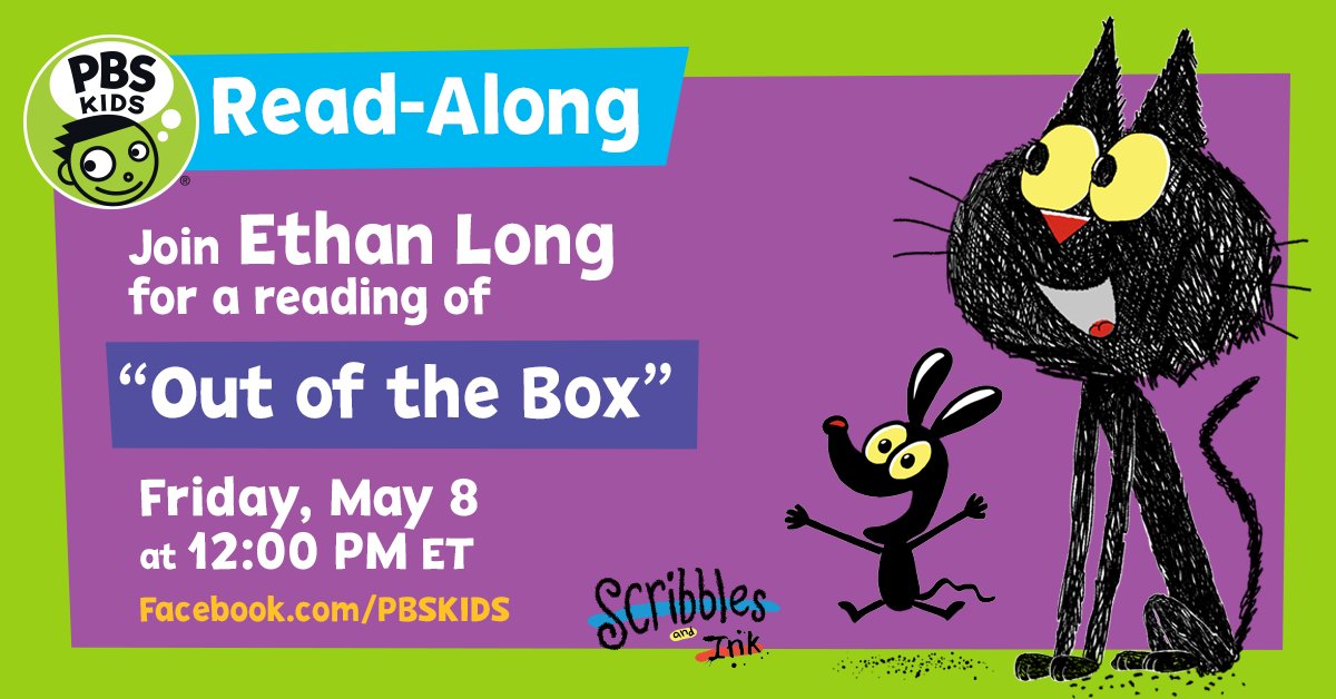 PBS KIDS on Twitter "Join Ethan Long, author of the “Scribbles and Ink
