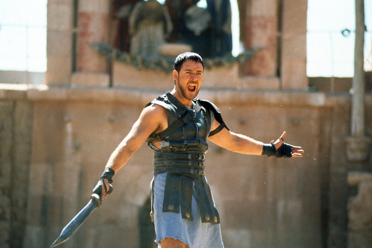 Gladiator. Be like Maximus. Don’t be like Commodus. Role of a lifetime for Russell Crowe, fits perfectly, so good. Joaquin Phoenix is one of a kind, he really gets under your skin, so terrifying. Just a masterpiece of a movie, with an amazing ending, thank you Ridley Scott. 