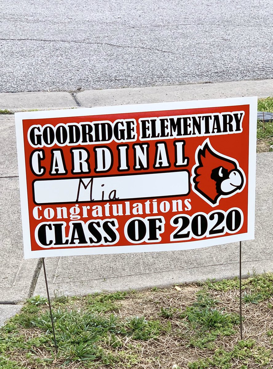 Tara0829's tweet photo. Thank you to the Goodridge 5th grade teachers!  We appreciate this so much! #gescardinals #boone2020 https://t.co/jScvJFaayJ