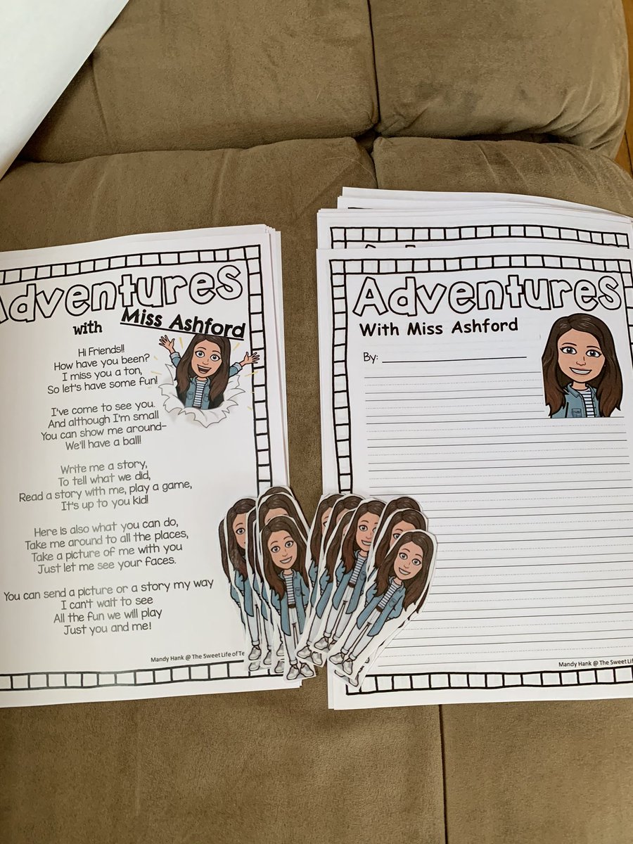 mrsdellar_'s tweet photo. Missing my kiddos big time! Can’t wait to see their writings on the adventures we go on together! #distancelearning #AdventuresAtHome @AlconaTigers https://t.co/xWcDOH3r0k