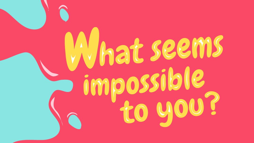 FaithKidsFFC's tweet photo. Sometimes things can seem impossible. The unknown can be challenging and suspenseful. As we learn about #Determination this month, as a family, create a safe space to talk together about what might be a vulnerable subject: "What seems impossible to you?"
#FaithKidsFFC #FFCMilton https://t.co/ff1UIbr2Fq