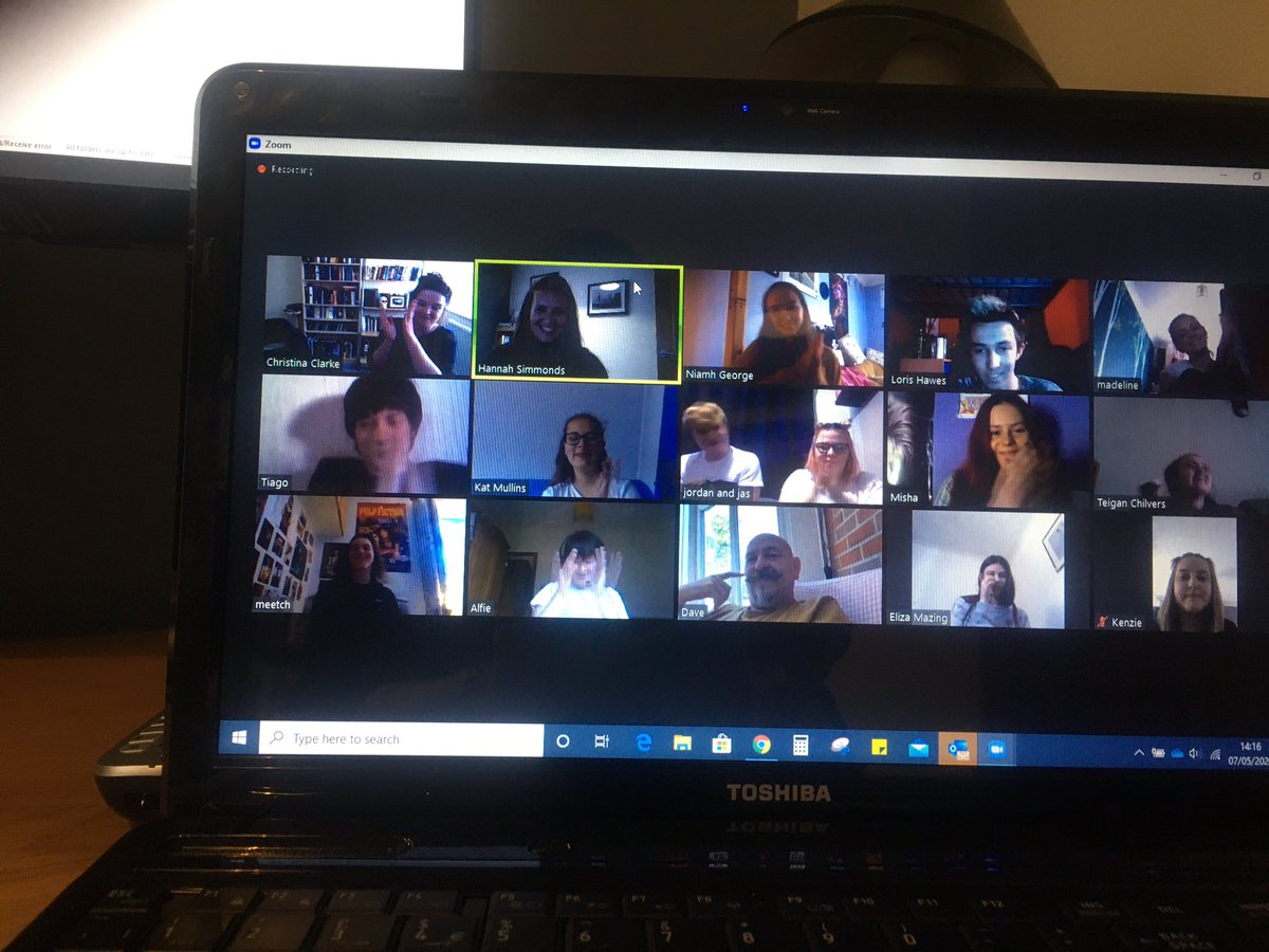 ENPerforming's tweet photo. Loved the stand up comedy performances by BTEC Performing Arts students on Zoom today! #remotelearning #EastNorfolk https://t.co/RfamEPIcQ3