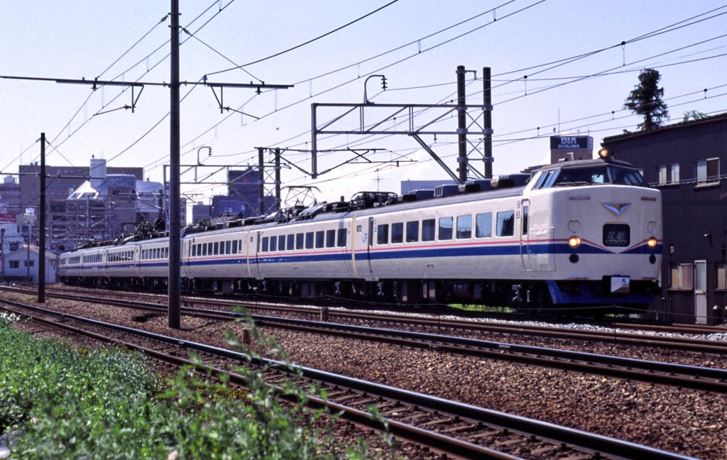 か*照様 485系 北越 HD) さよなら、特急北越号 485系3000番台 交直流両用特急形電車