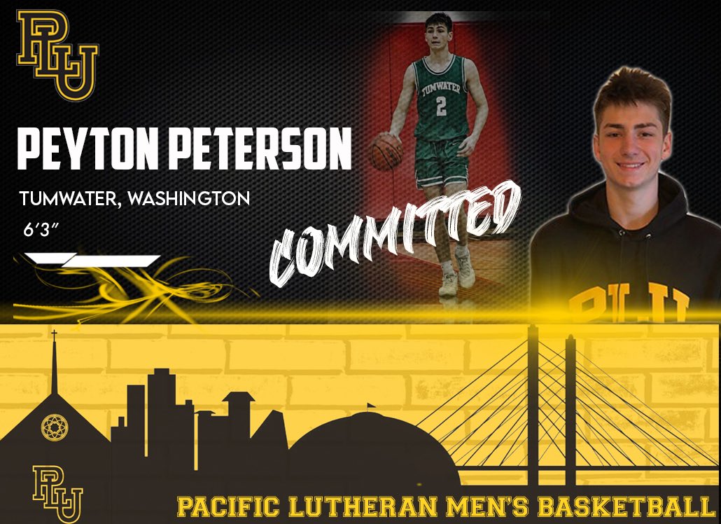 PLU Men's Basketball on Twitter "⚔️ Great to have Peyton joining the