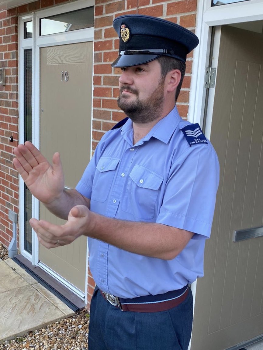 dan_collins1211's tweet photo. Another Week Another Uniform, Again thank you to our Key Workers! #ClapInUniform #NHS #Carers #KeyWorkers #SwadSquad @1211AirCadets @OC_SEMids @ComdtAC https://t.co/aYl3vnywDw