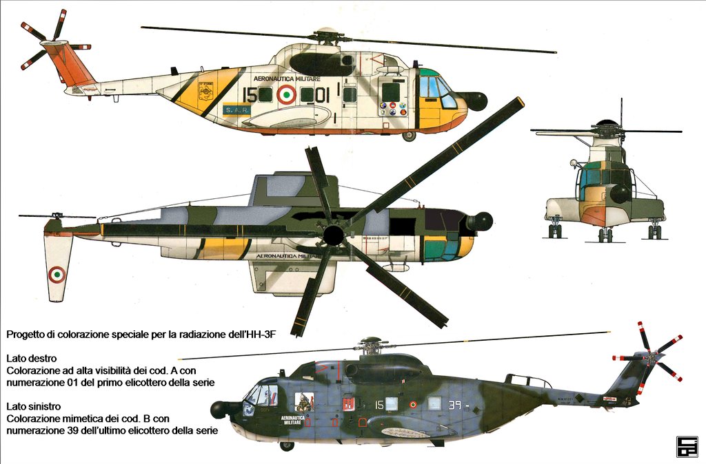 FlMichele69's tweet photo. 🚁#Sikorsky #HH3F Pelican🔝
#ItalianAirForce🇮🇹
Service 35 1977÷2014
Role SAR/CSAR/SMI/TP/MEDEVAC
Weight 10000kg
Eng 2GE-T58GE5 1500shp265kmh
Range 1254km
Ceiling 3636m
Crew 4+25/2270kg
Note:
185000hflight
7000lives saved
Mission Somalia Albania Bosnia Kosovo Iraq
@ItalianAirForce https://t.co/r1Ru1zAvmq
