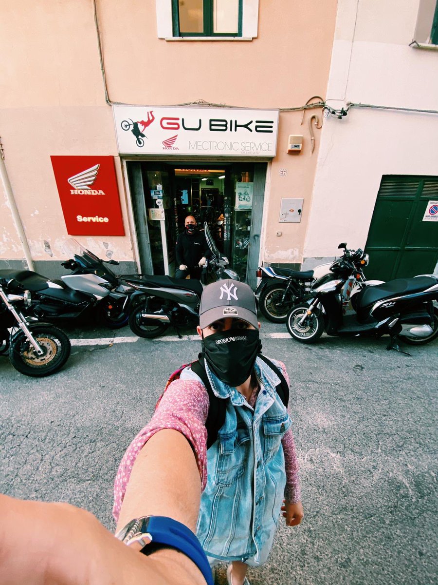 gu_bike's tweet photo. #OnTheRoad 
#GuBike #Honda #Mectronic #HondaItalia #Biker #Motocross #NonMolliamo #Covid19💪 #Work #Summertime #vibes #Instalike https://t.co/sFGqpPDimF
