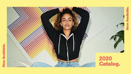 There’s no better time to get your copy of the 2020 American Apparel catalog. Get started here: gildanbrands.com/marketing-tools