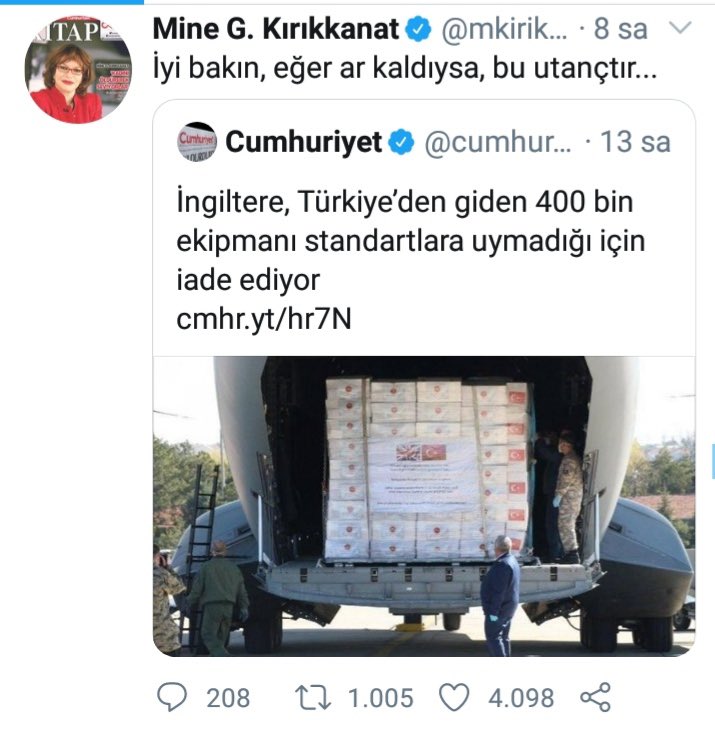 UtkuReyhan_'s tweet photo. Ben Mine Kırıkkanat olsam ağzımı açamaz, insan içine çıkamazdım.

2978. kez yanıldı ama hâlâ iddialı iddialı yazıyor. Bu kez de Birleşik Krallık Ankara Büyükelçisi yalanladı.

Ne denir:

"İyi bakın, eğer ar kaldıysa, bu utançtır..." https://t.co/0yuUIDrbHN