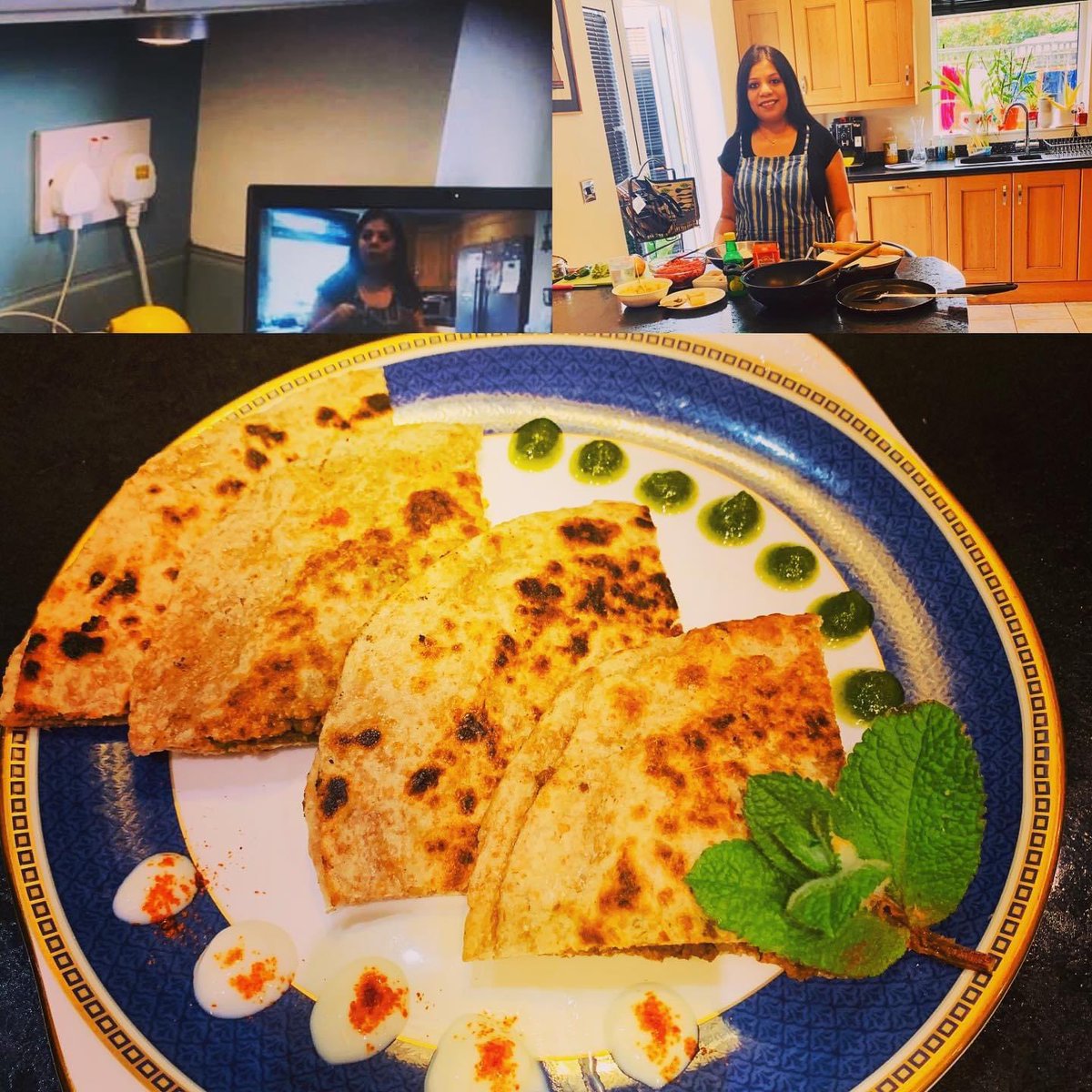 sharmishtab's tweet photo. Week 3 of More from less cooking classes! My Thursdays are made so special by @NCLBusiness and @newcastleuni colleagues. Cooking, teaching, serving and most importantly team building and caring in troubled times. #letscookthroughthis #cookingformentalhealth #thursdaymotivation https://t.co/r4yr0PzLrN