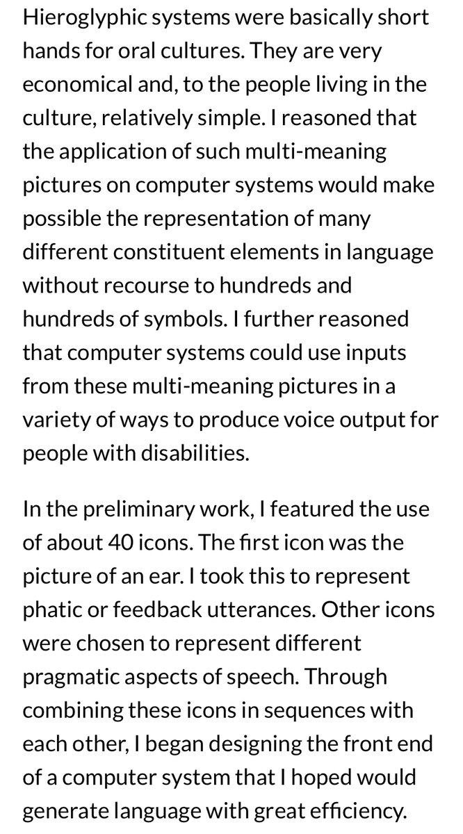 TG_AT's tweet photo. So sad to learn of the death of Bruce Baker. A fantastic linguist, inventor of #Minspeak and a huge contributor to the field of #AAC #AugComm - semantic compaction and computational linguistics. Thoughts are with his family, friends and colleagues. https://t.co/8bQi0DxPPc