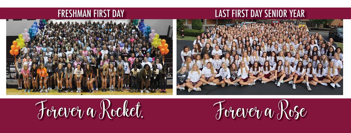 We love you, Class of 2020. You are forever a rocket, forever a rose, forever young.