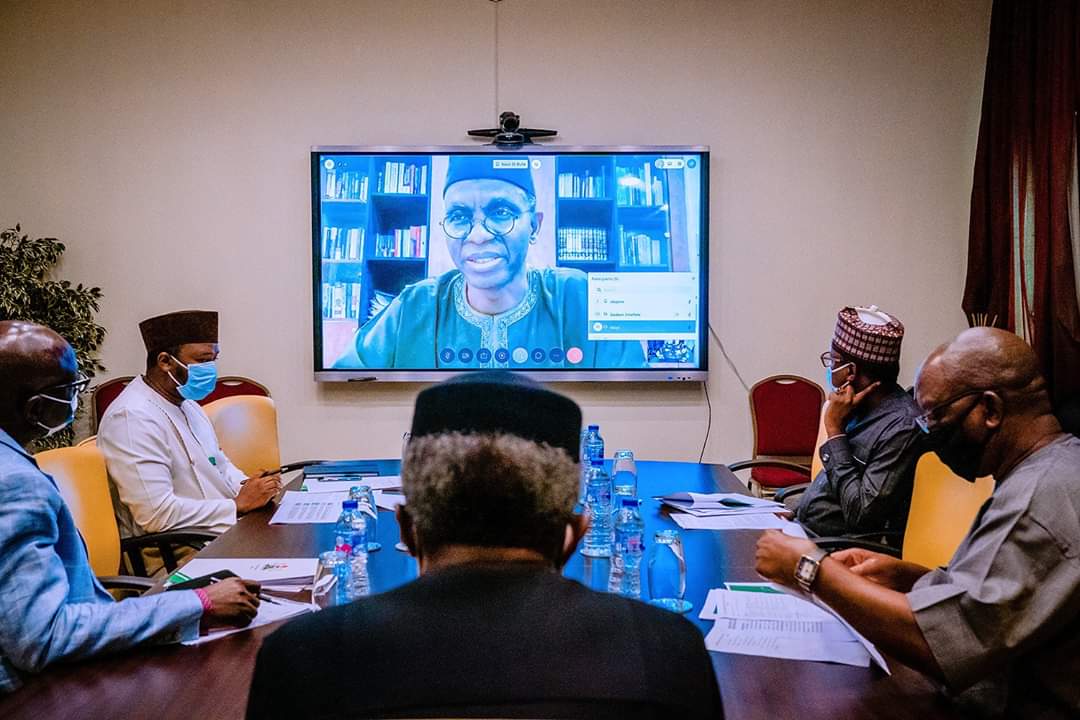 EngrSMamman's tweet photo. I joined the the VP @ProfOsinbajo, Governor @elrufai, @ZShamsuna and other members of the Power Sector Reform Working Group earlier today for a meeting on Improving the Generation, Transmission and Distribution of Electricity across the Country. https://t.co/SxC0X8hdef