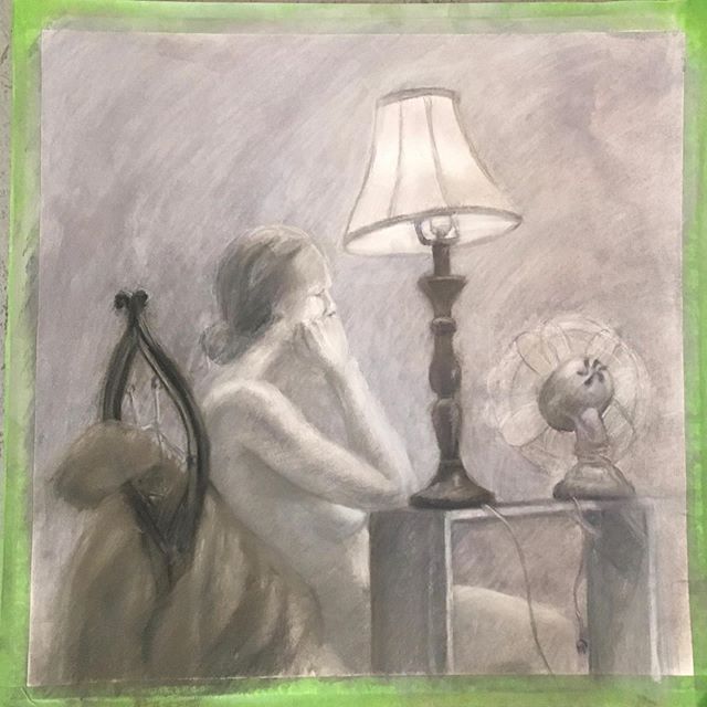 inky_brushes's tweet photo. Found this old sketch in my shipment which finally arrived from London! It’s from life drawing class newyorkacademyofart in 2017 #sketch #narrative #lockdown #pastels #experiments #archives #slowdown #contemplate https://t.co/Tii6pWNBwF https://t.co/iPfCSuWBdM