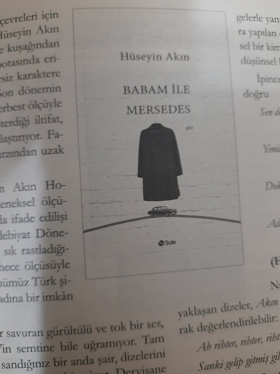 Mahalle Mektebi dergisinin 53. sayısında sevgili şair kardeşim Remzi Köpüklü son şiir kitabım "Babam ile Mersedes" üzerine son derece esaslı ve samimi bir yazı kaleme almış. Teşekkür ediyorum, kalemine dualar gönderiyorum.