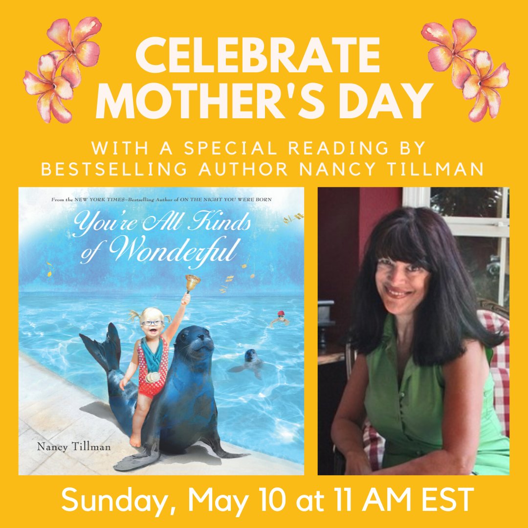 To celebrate #MothersMay, <a href="/Nancy_Tillman/">Nancy Tillman</a> will be joining us for a special storytime! Check back Sunday morning at 11 AM for a reading of YOU'RE ALL KINDS OF WONDERFUL. 

Plus be sure to enter for a chance to win a full collection of Nancy Tillman titles! bit.ly/2VXALTr