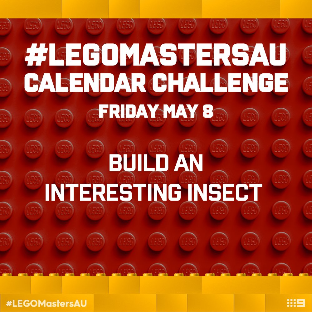 LEGOMastersAU's tweet photo. From creepy crawlies to beautiful butterflies, the possibilities are endless, so what will you build? 🕷️🦋🐞🐛 Craziest creation could score a LEGO prize pack so make sure you share it using #LEGOMastersAU! Ts&amp;Cs: https://t.co/GrTCTAIyBt https://t.co/hmb5bxwhbo
