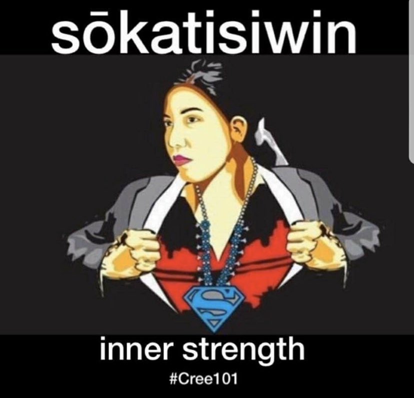 ilovegerbear's tweet photo. These times of uncertainty can become frustrating and difficult but remember your inner strength, call upon it when it’s needed #Cree #creelanguage #INDIGENOUS shout out to my cohorts as we journey forward together #EDLM560 
Remember self care #mentalhealth #wellness https://t.co/aODs5KBaqx