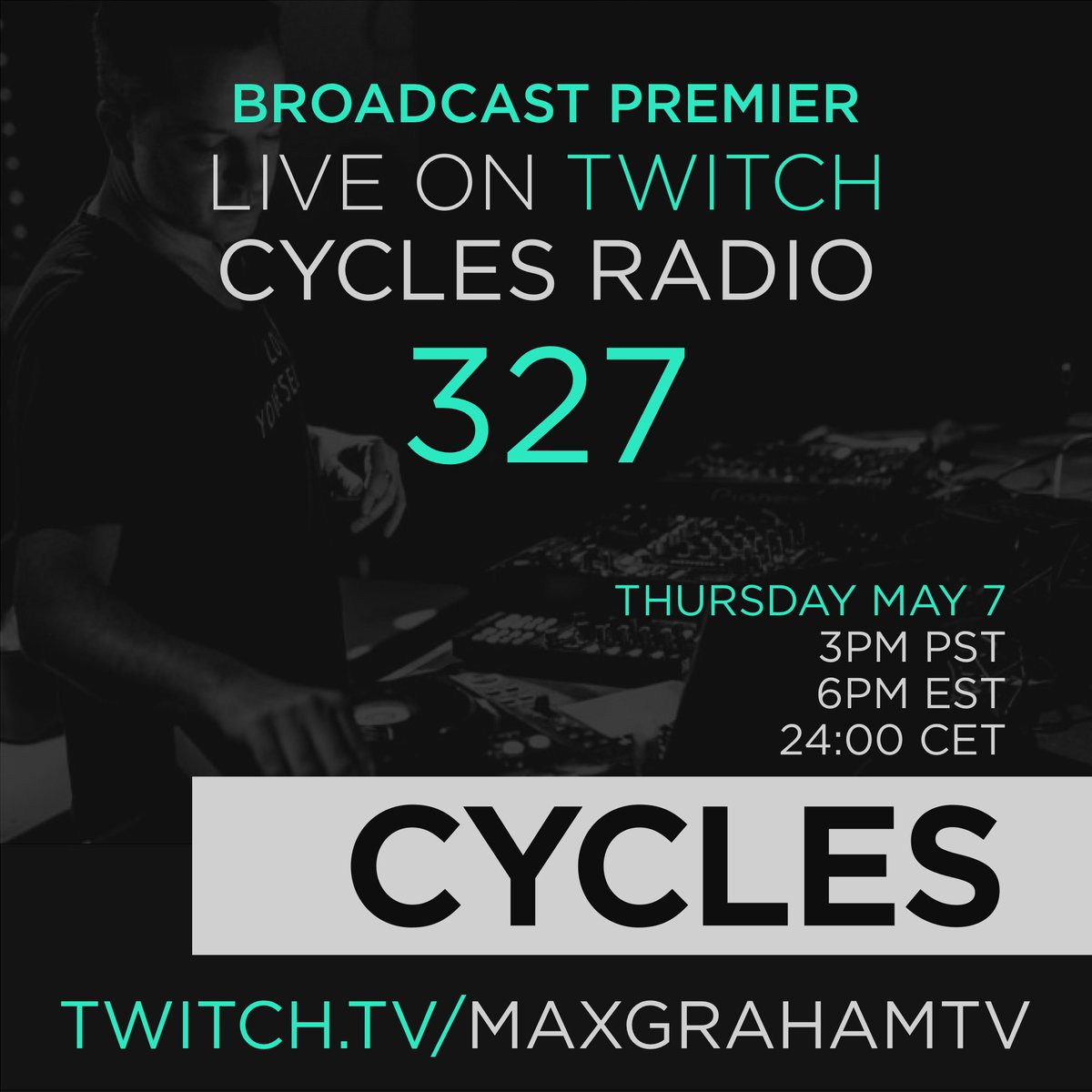 Hoy tenemos #CyclesRadio con <a href="/MaxGraham/">Max Graham</a> twitch.tv/maxgrahamtv 5PM Mex nos vemos en un rato 😎🎧🎵💜