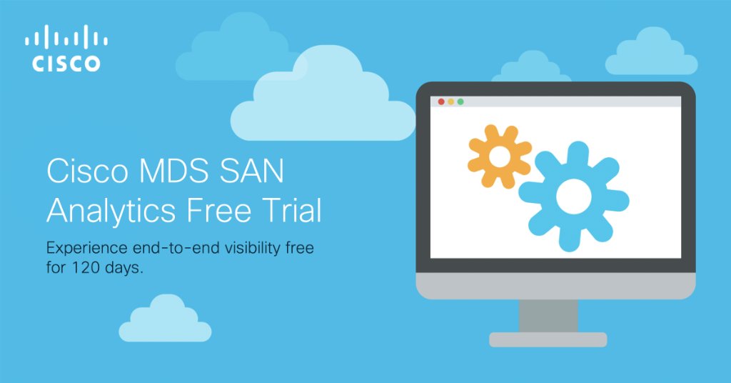 ciscoDC's tweet photo. Test drive these amazing technologies in your environment for free today. #Cisco #datacenter #networking #analytics #freetrial #techtrends #SAN #storage #DCNM #networkmanagement #MDS https://t.co/v6tHTgNFdg https://t.co/VChDpomPsH