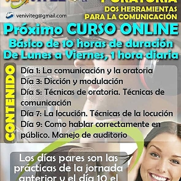 VenIviteg's tweet photo. No pierdas la oportunidad de formarte en el maravilloso mundo de la Locución y Oratoria con verdaderos profesionales... 
Para mayor información sigue las cuentas oficiales de @venivitegca en Instagram y Twitter, y VenIviteg-Tu paso a la Universidad en Facebook. #locuciónyoratoria https://t.co/HbkrlpUjm2