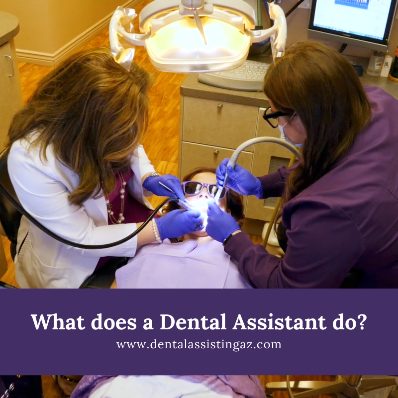 Most Dental Assistants prepare the tools for the Dentist, aid in scheduling and do various admin tasks. Others also help with lab work, and other tasks like applying dental sealants and more.

Interested to become one? Contact us at (480) 467-3375 to reserve a seat for May 26th!