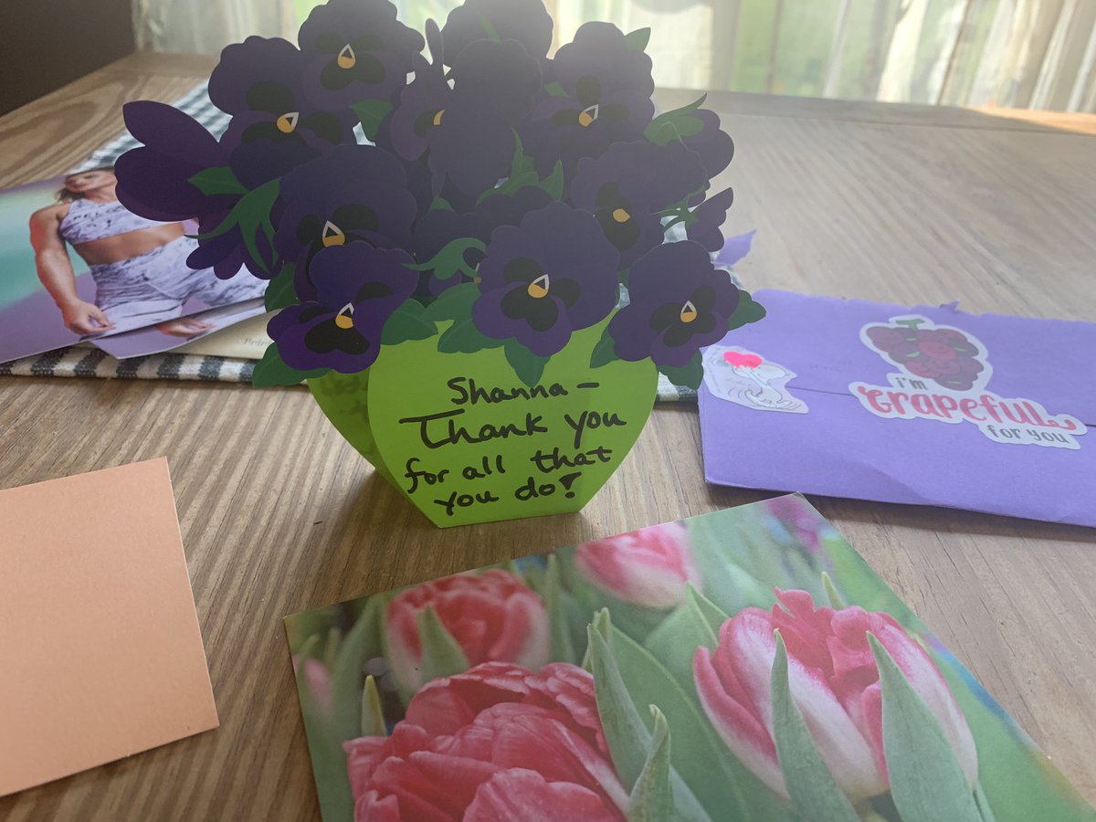 srspickard's tweet photo. I love my #PowerUpMMS staff! Some lovely surprises in the mailbox today! #bleassed https://t.co/wb1SVFYSKj