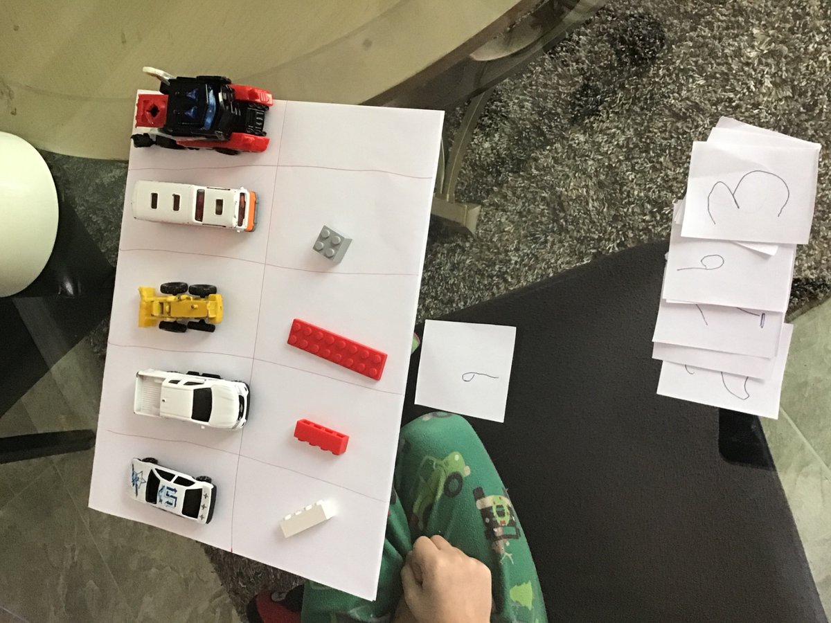 SheehanShares's tweet image. I am so impressed by the amazing creativity and dedication our parents and students are showing while learning at home!  What a great way to recreate our favorite math game! @RogersLaneES #Learningathome #math #LearningNeverStops